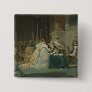 The Divorce of the Empress Josephine (1763-1814) 1 15 Cm Square Badge