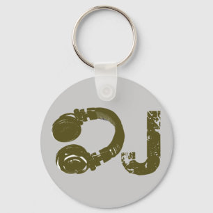The DJ list Key Ring