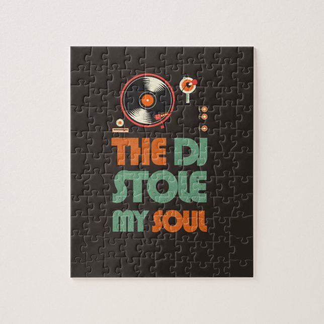 The DJ stole my soul Jigsaw Puzzle (Vertical)
