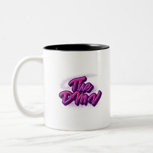 The DMV (DC, Maryland, Virginia) Graffiti Style Two-Tone Coffee Mug