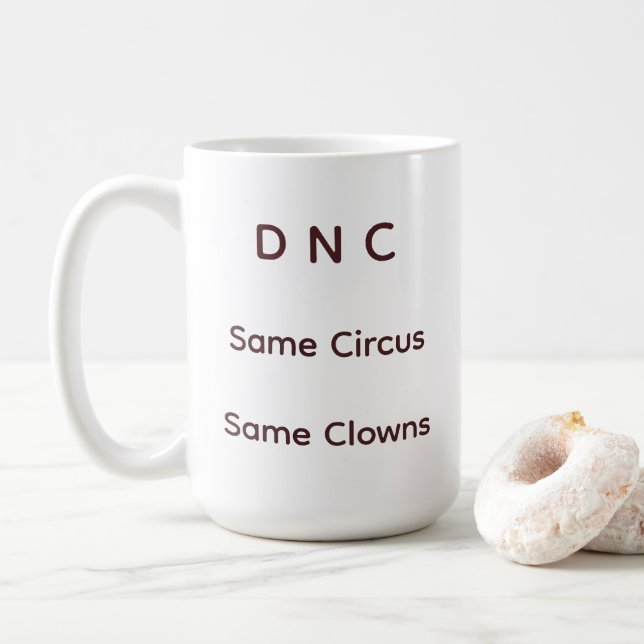 The DNC Circus Coffee Mug (With Donut)