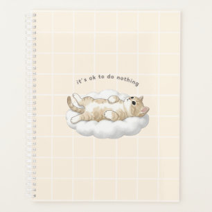 The Do Nothing Kitty Planner
