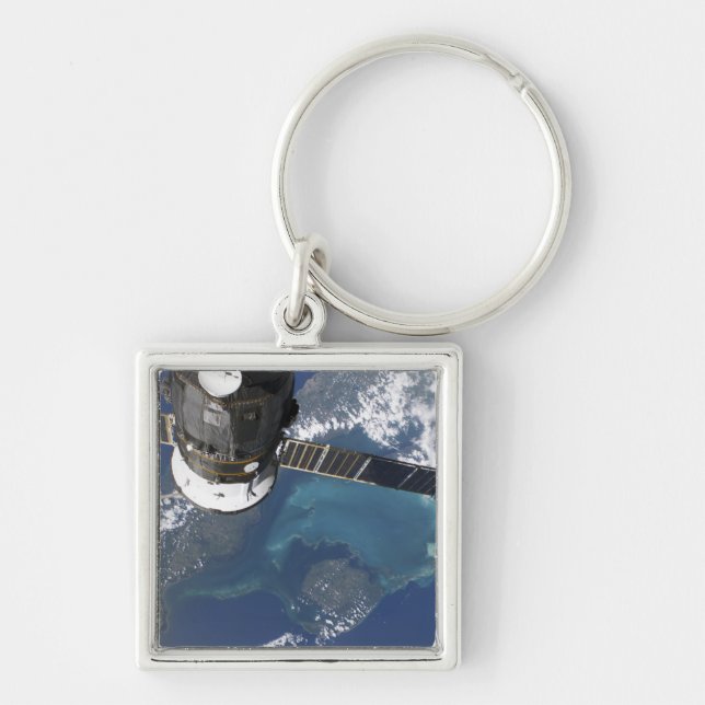 The docked Progress 22 spacecraft Key Ring (Front)