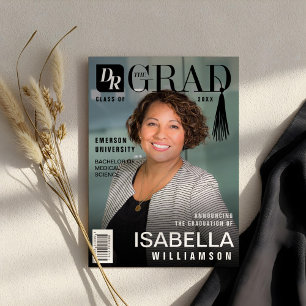 The Doctor Graduate Photo Trendy Magazine Cover Announcement