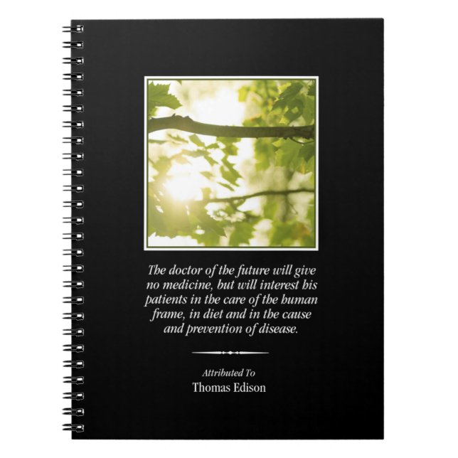 The Doctor of the Future Chiropractic  Notebook (Front)