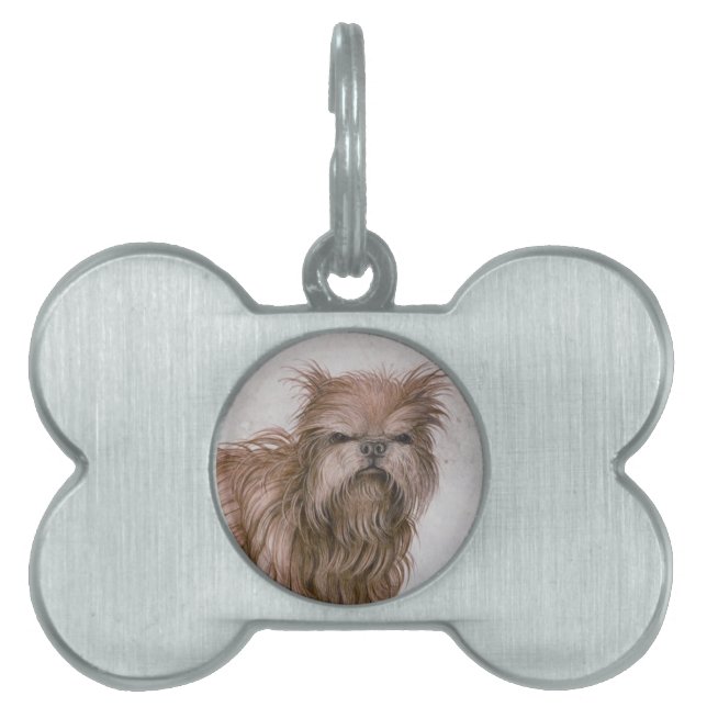 THE DOG / Affenpinscher Pet Name Tag (Front)