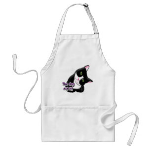 The dog did it Cat Standard Apron