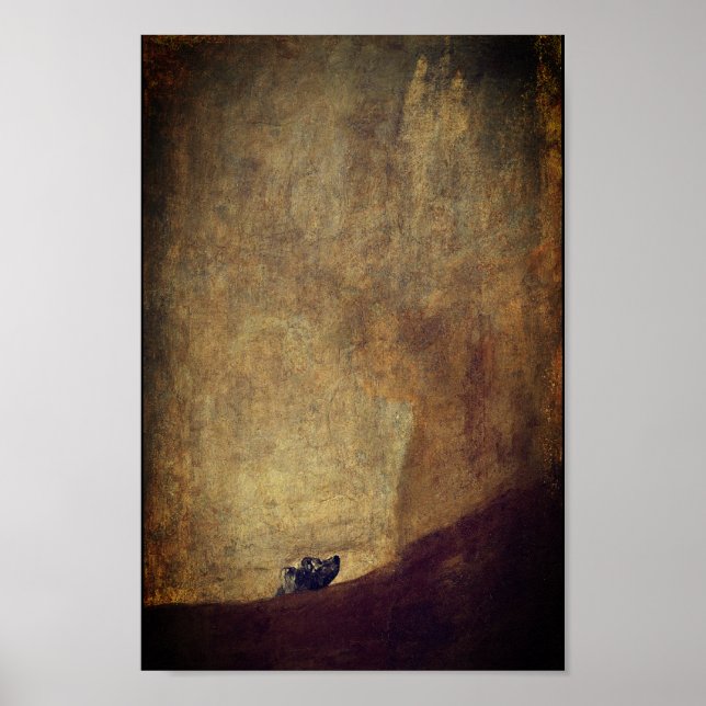 The Dog (El Perro) - by Francisco Goya Poster (Front)
