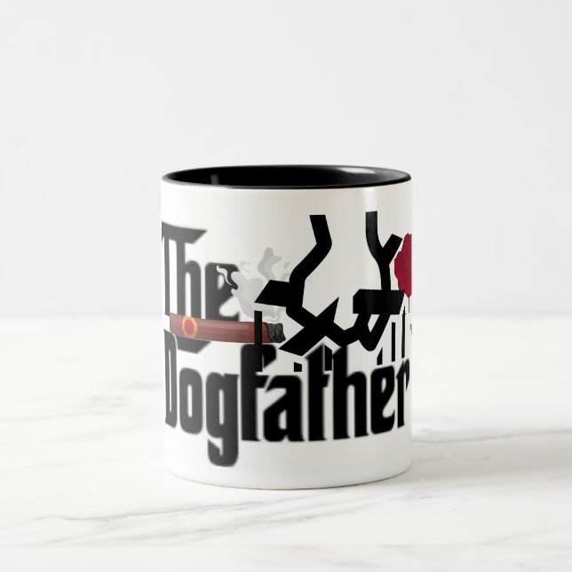 The Dog Father Two-Tone Coffee Mug (Center)