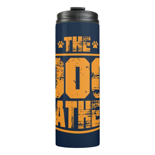 The Dog Father Worn Graphic Thermal Tumbler (Front)