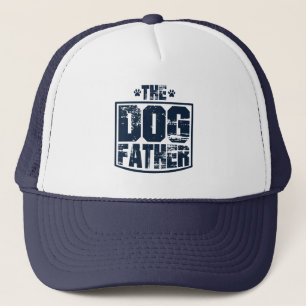 The Dog Father Worn Graphic Trucker Hat