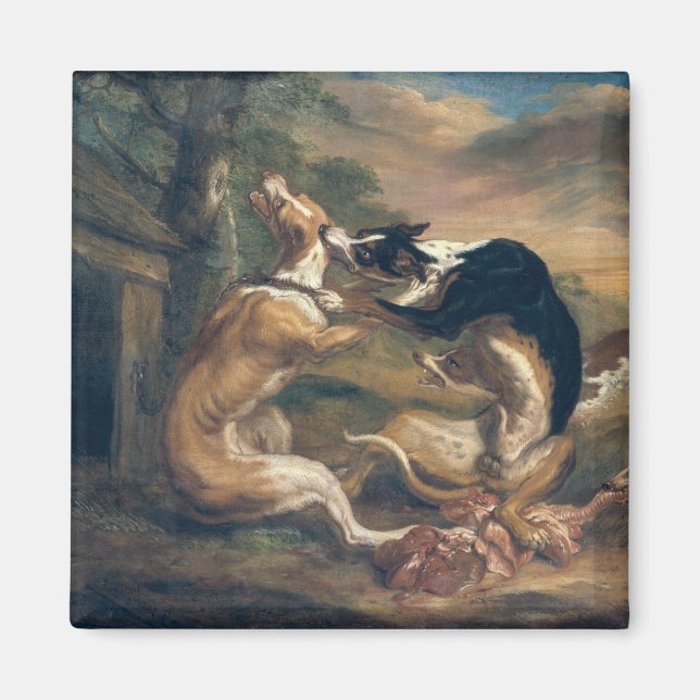 The Dog Fight, 1678 Magnet (Front)