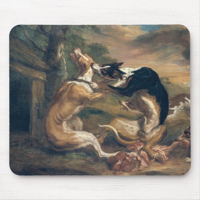 The Dog Fight, 1678 Mouse Pad (Front)