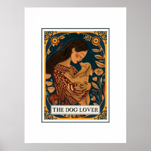 The Dog Lover Illustrated Tarot Theme Poster