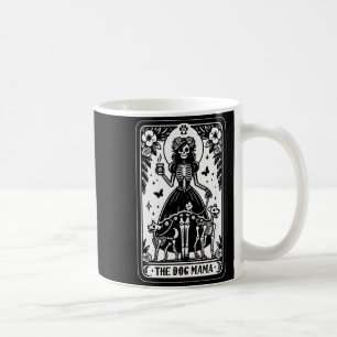 The Dog Mama Tarot Card Skeleton Dog Lover Coffee Mug