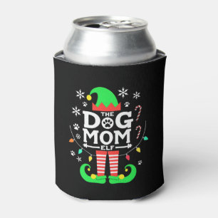 The Dog Mom Elf Xmas Funny Dogs lover Christmas Do Can Cooler