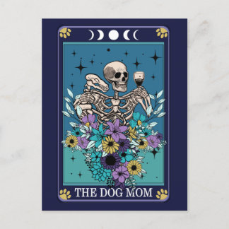 The Dog Mum Funny Tarot  Postcard