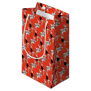 the dog walker print small gift bag