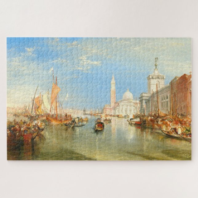 The Dogana Venice William Turner Art Jigsaw Puzzle (Horizontal)
