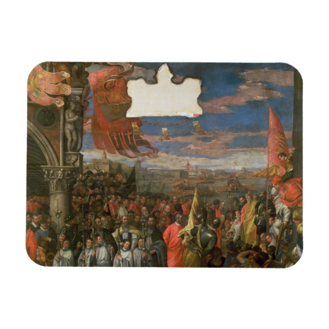 The Doge Andrea Contarini Returning Victorious fro Magnet (Horizontal)