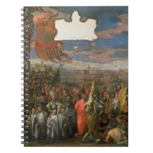 The Doge Andrea Contarini Returning Victorious fro Notebook
