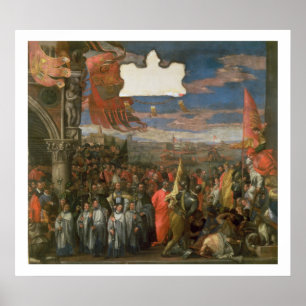 The Doge Andrea Contarini Returning Victorious fro Poster