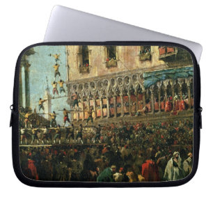 The Doge in the Shrove Tuesday Festival on the Pia Laptop Sleeve