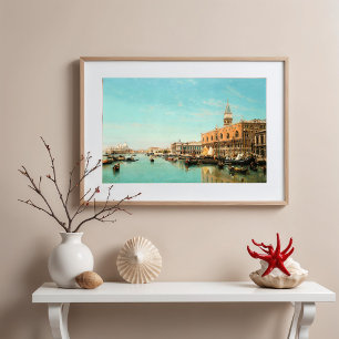 The Doge’s Palace And The Piazza San Marco, Poster