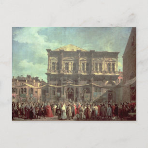 The Doge Visiting the Church and Scuola di Postcard