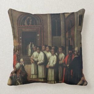 The Doge Ziani Meets Pope Alexander III (1105-81) Cushion