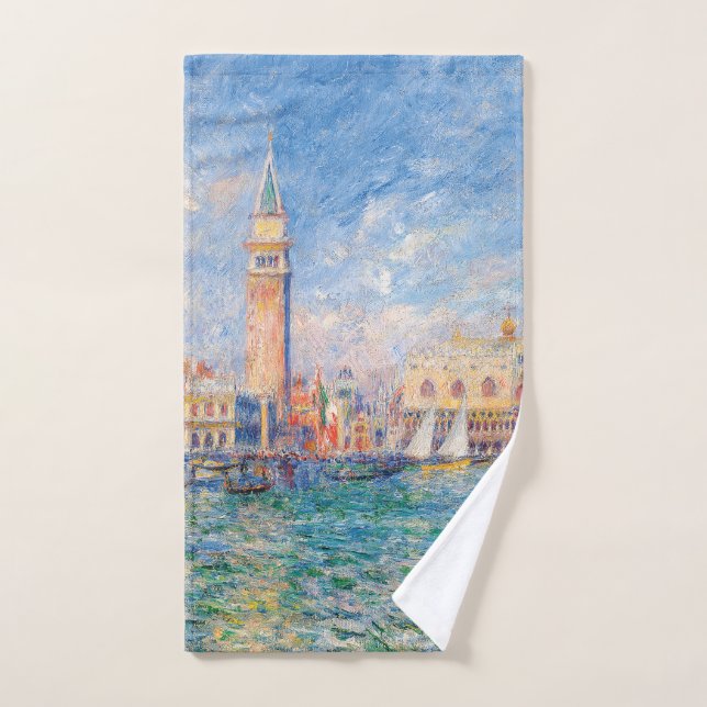 The Doge's Palace, Venice by Renoir Hand Towel (Hand Towel)