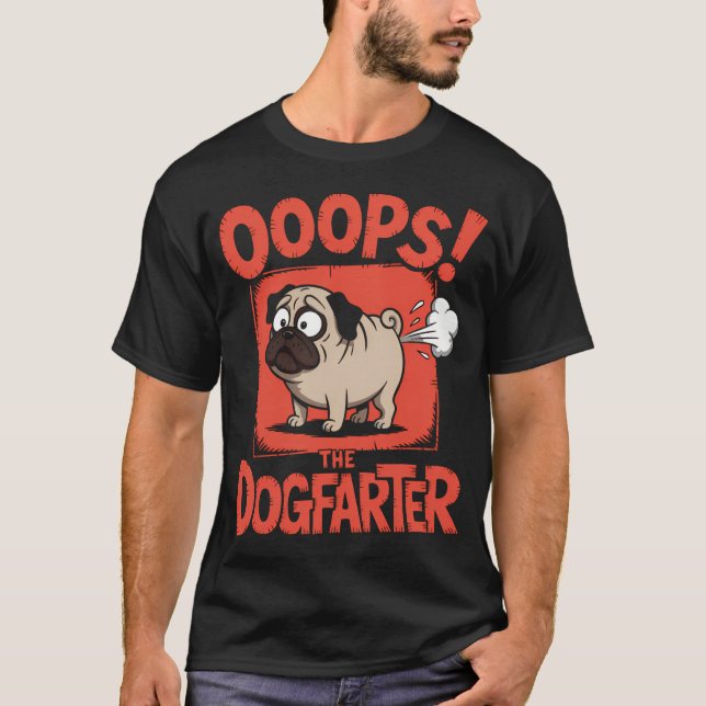 The Dogfarter Pug T-Shirt (Front)