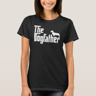 The Dogfather Dachshund  Father Day For Dog T-Shirt
