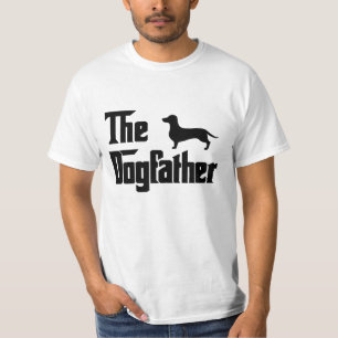 The Dogfather dachshund Funny Dog Owner  T-Shirt