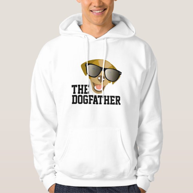 THE DOGFATHER FUNNY DOG DAD T-SHIRTS & HOODIES (Front)
