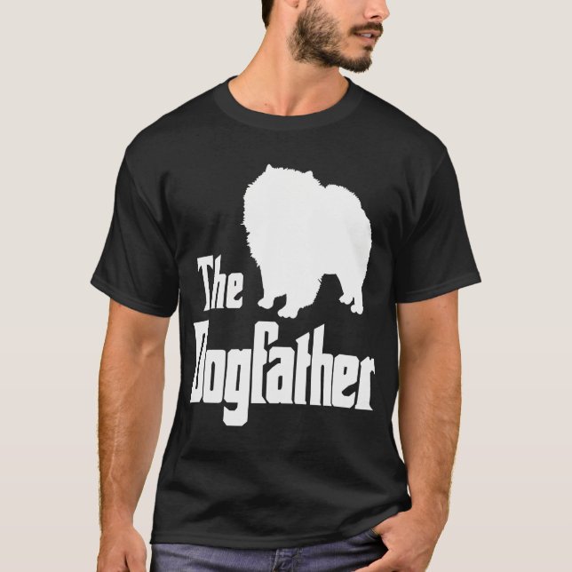 The Dogfather - Funny Dog Gift Funny Chow Chow T-Shirt (Front)