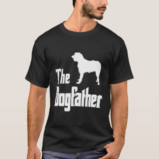 The Dogfather Funny Dog Gift Funny Irish Wolfhound T-Shirt
