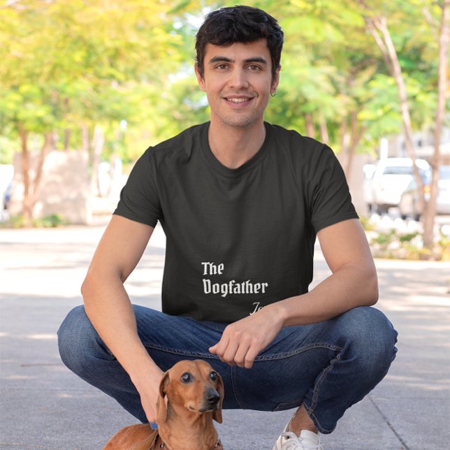 The Dogfather Funny Dog Lover Gift for Men T-Shirt (Creator Uploaded)