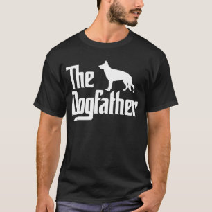 The DogFather German Shepherd Dog Dad Best Dog Dad T-Shirt