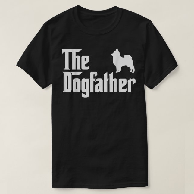 The Dogfather Pomeranian  Funny Father Dog Lover G T-Shirt (Design Front)