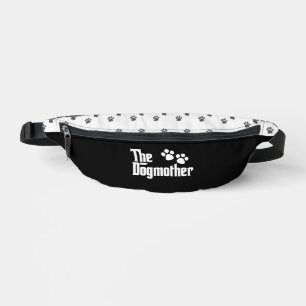 The Dogmother black and white fun saying Bum Bags