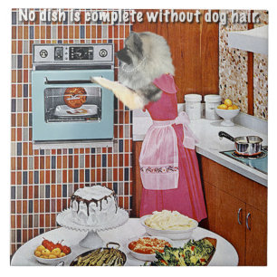 The Dog's Kitchen Rule Tile