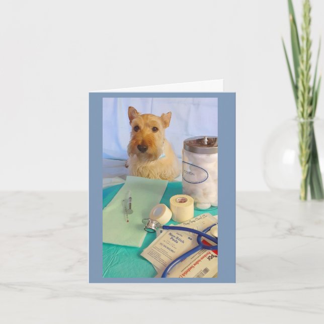 The Dogtor will be in Soon Card (Front)