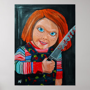 The Doll Painting by Alfred Fox Poster