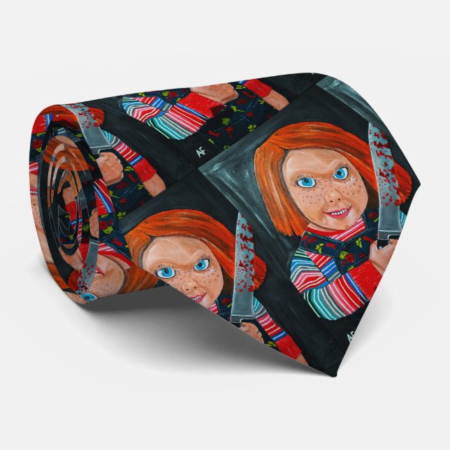 The Doll Painting by Alfred Fox Tie (Rolled)