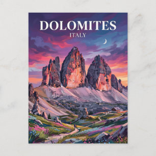 The Dolomites Italy Postcard