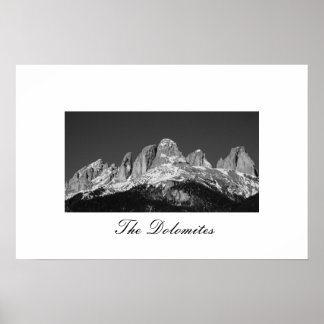 The Dolomites of Italy Poster