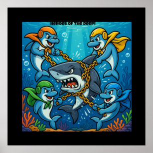 THE DOLPHIN GUARDIANS STRIKE! — Heroes of the Deep Poster