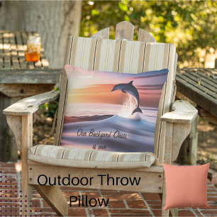 The Dolphin is Playing. Cushion