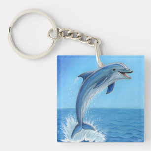 The Dolphin’s Silent Dance Key Ring